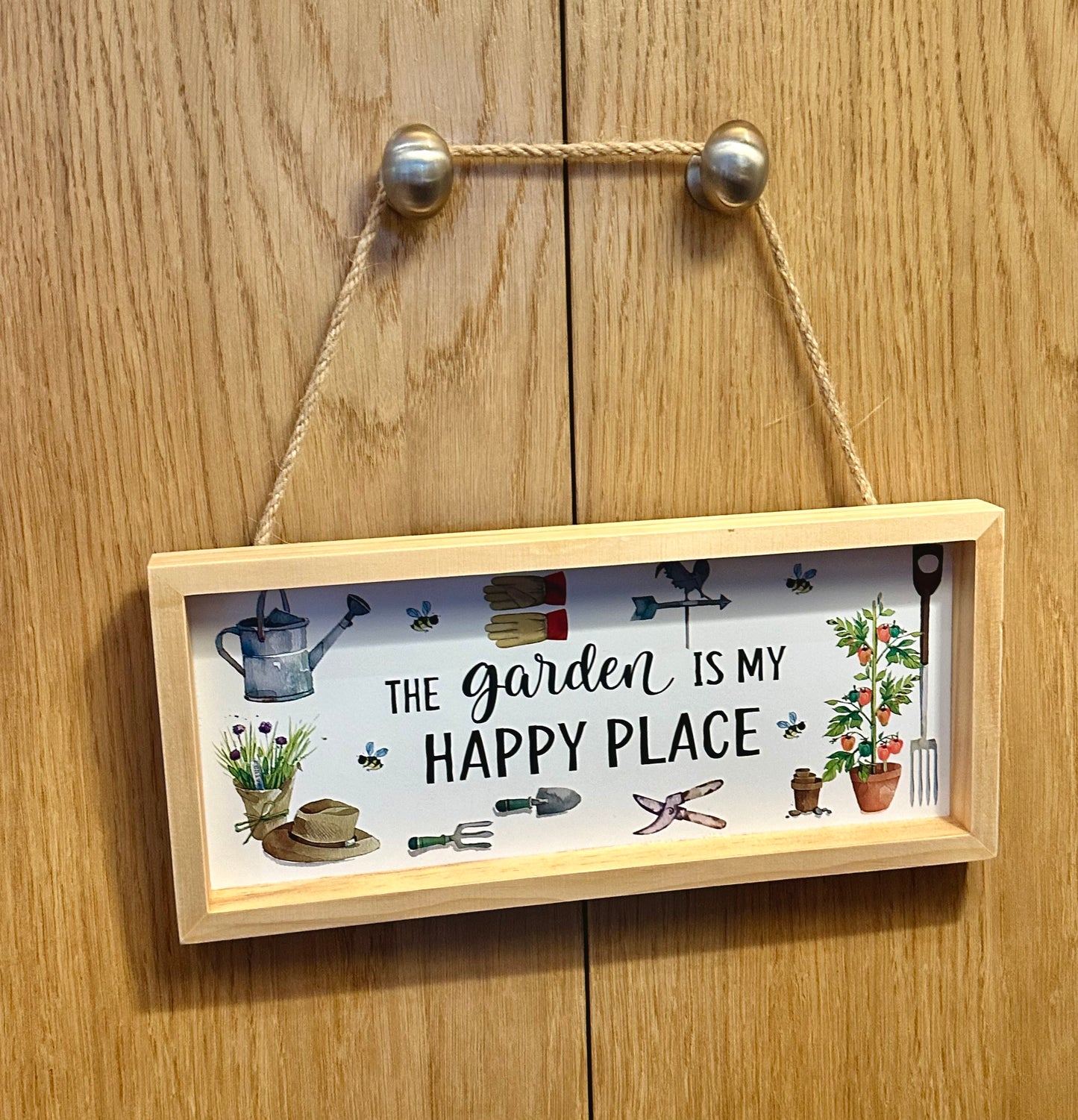 ‘The Garden Is My Happy Place’ Plaque