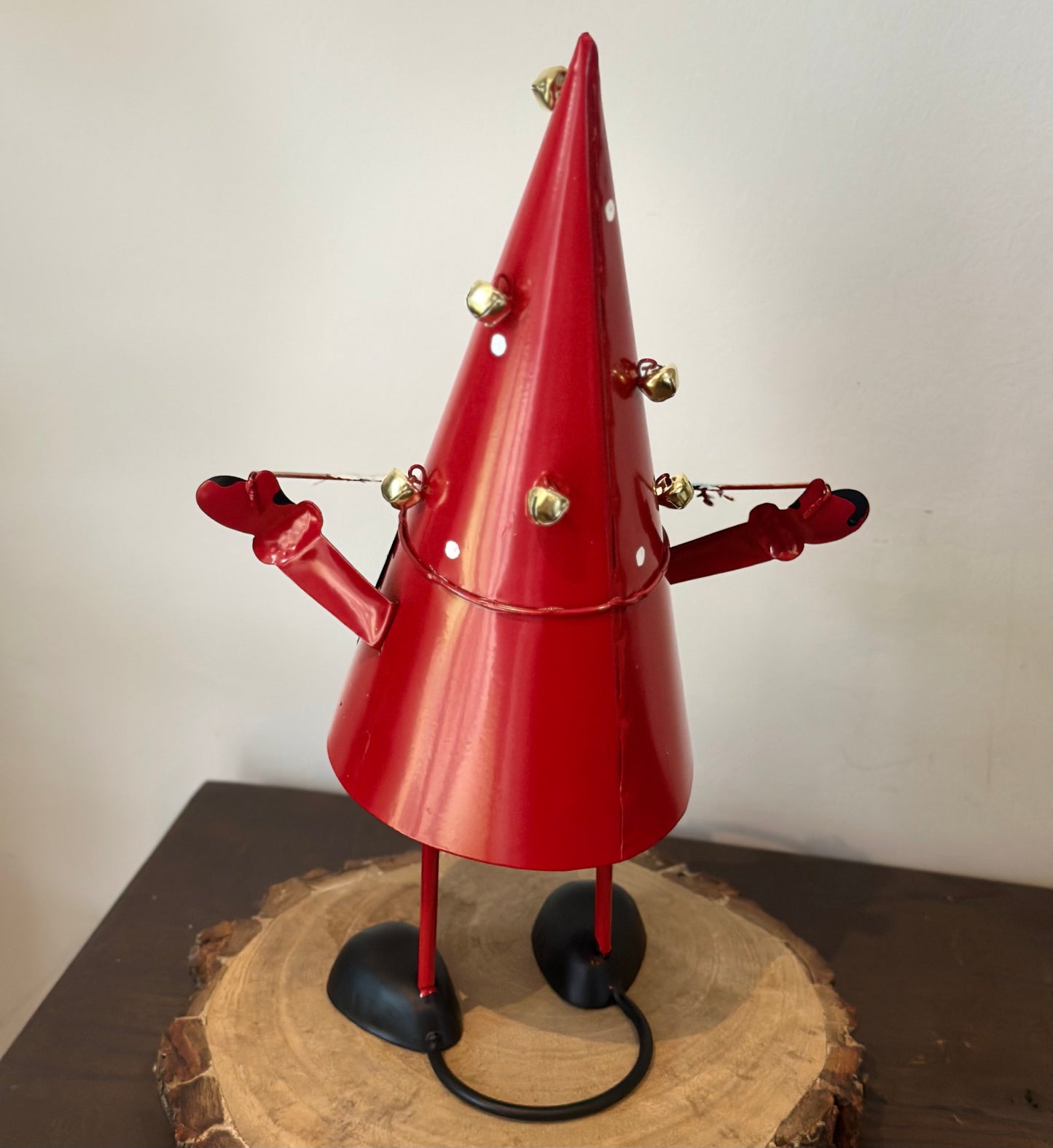 Wobbly Christmas Gonk Metal Decoration