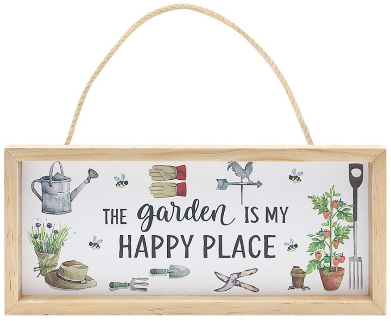 ‘The Garden Is My Happy Place’ Plaque