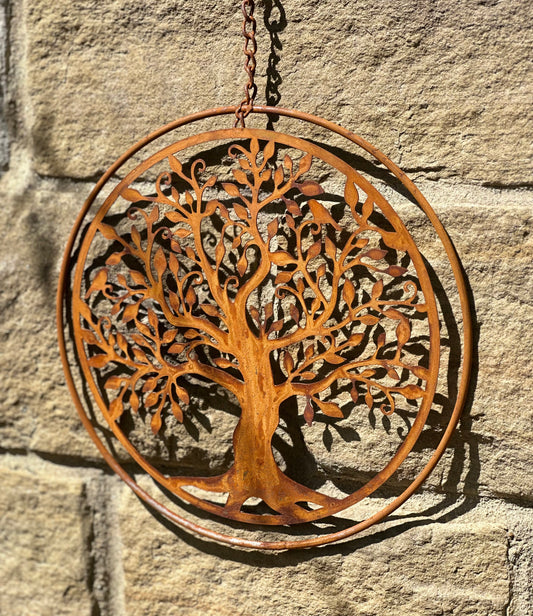 Rustic Tree of Life Garden Decoration
