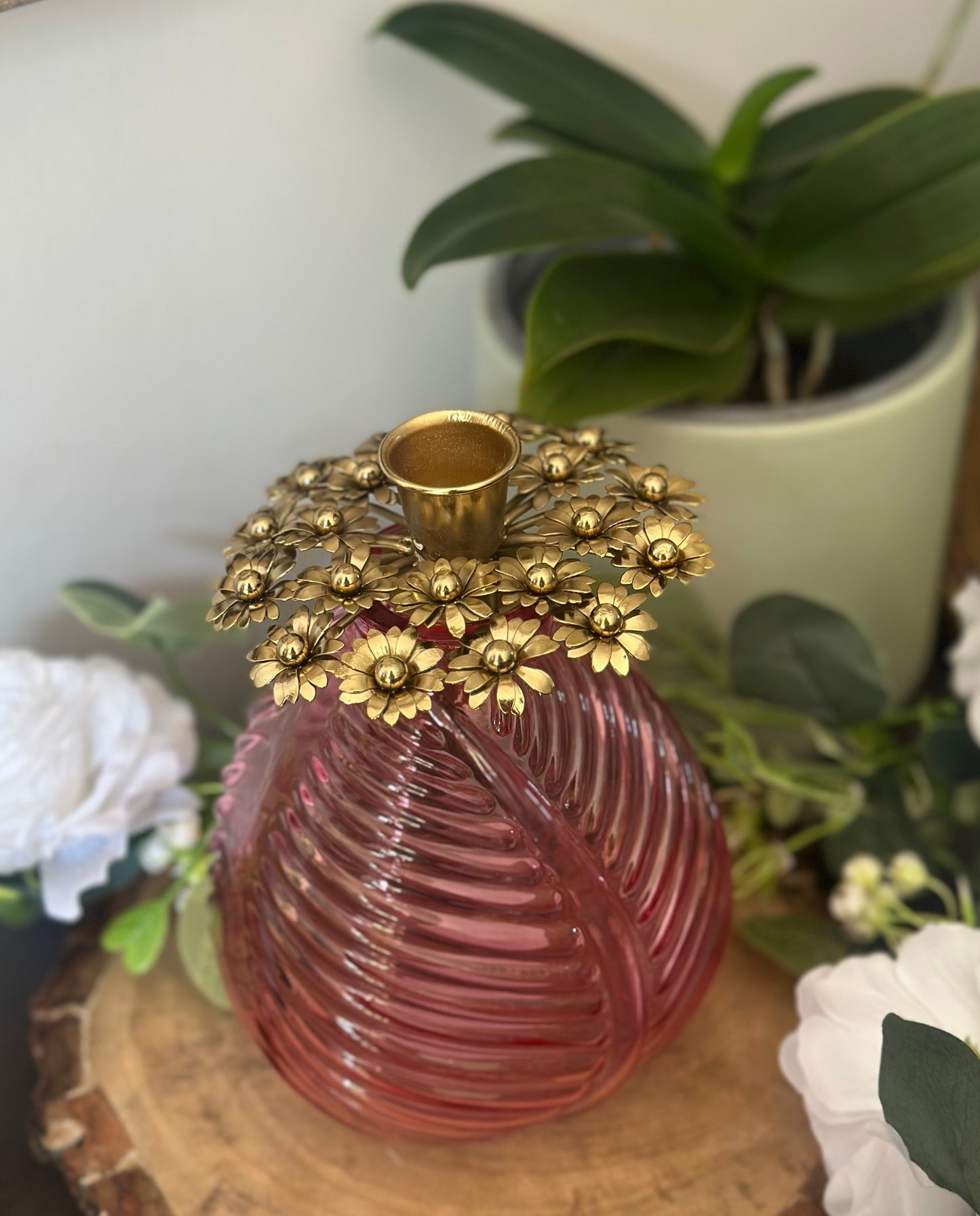 Intricate Pillar Candle Holders