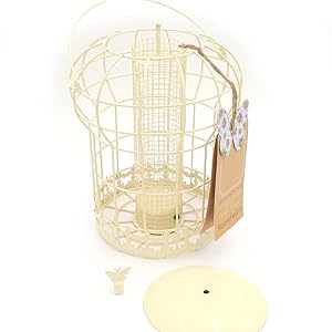 bird feeder with lid removed