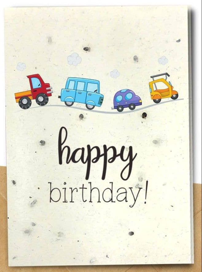 Handmade Seed Birthday Greeting Card