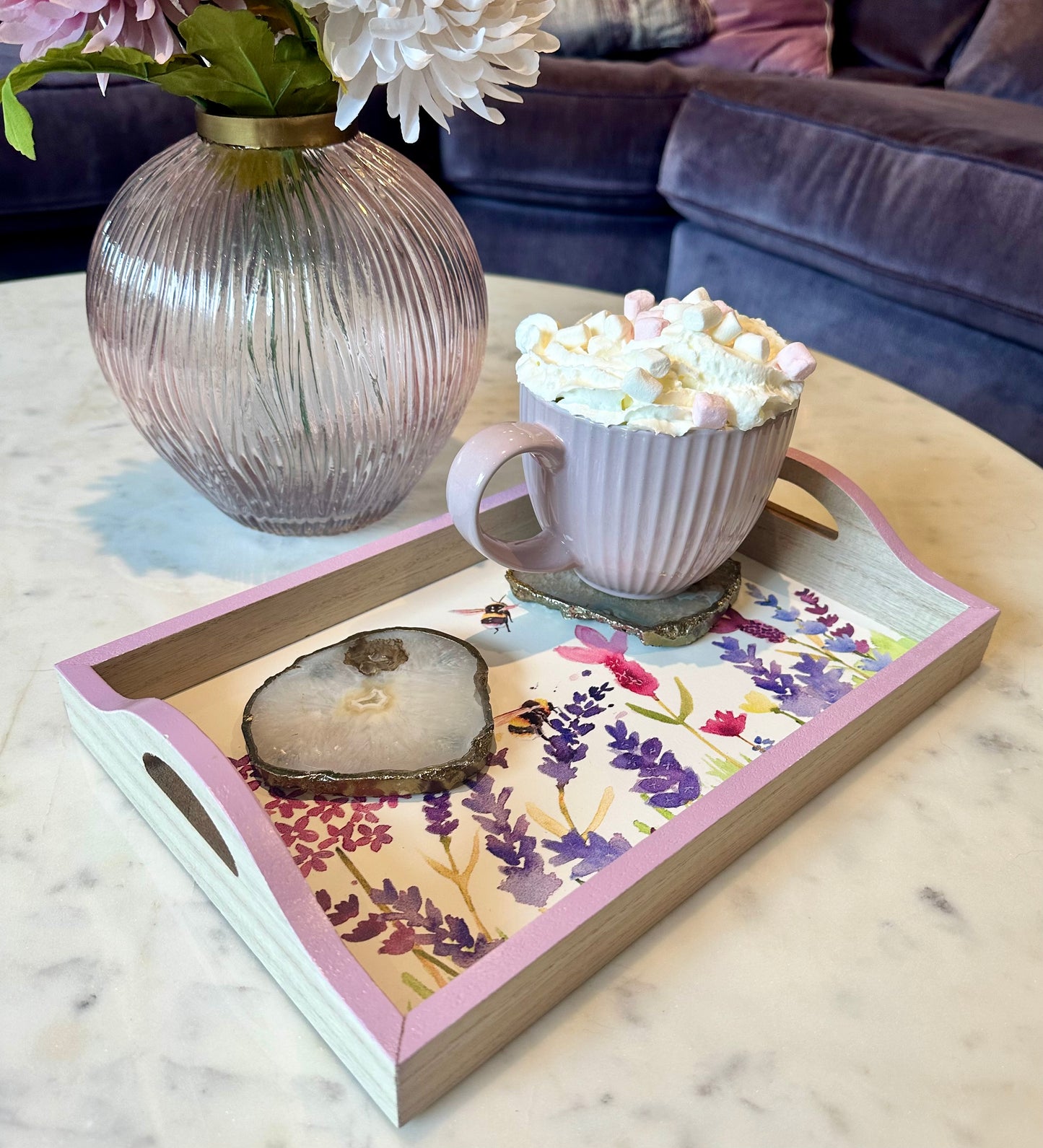 Lavender & Bee Tray