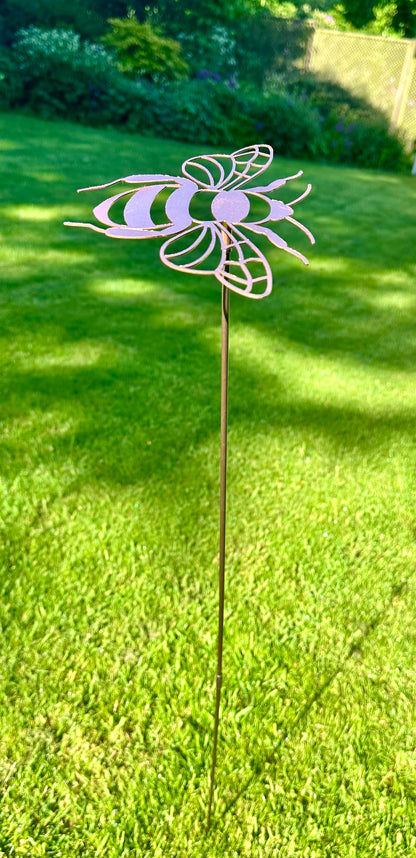 Metal Bee Garden Stake
