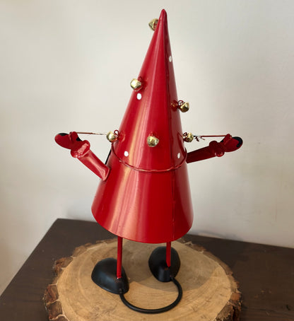 Wobbly Christmas Gonk Metal Decoration