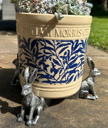 Adorable Hare Plant Pot Feet Trio