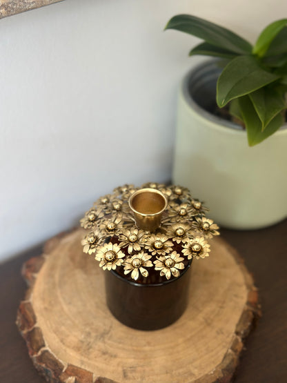 Intricate Pillar Candle Holders