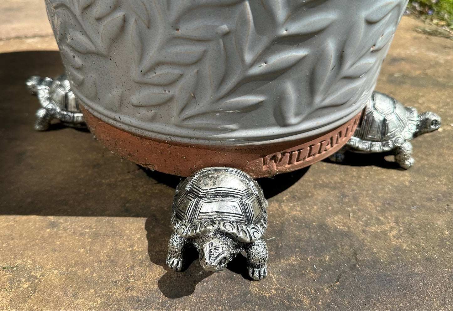 Adorable Tortoise Plant Pot Feet Trio