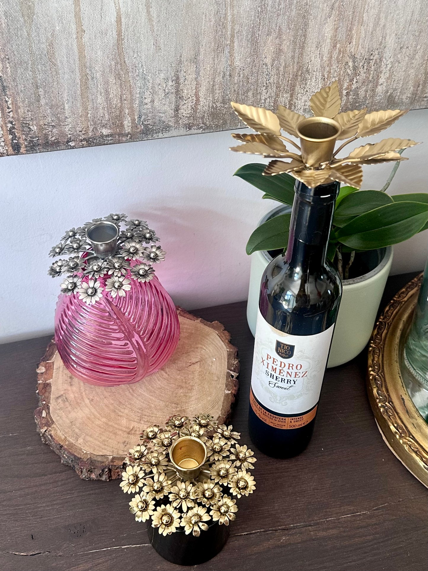 Intricate Pillar Candle Holders