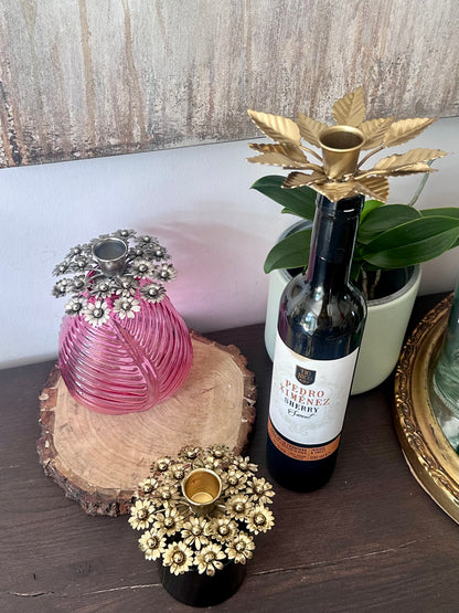Intricate Pillar Candle Holders