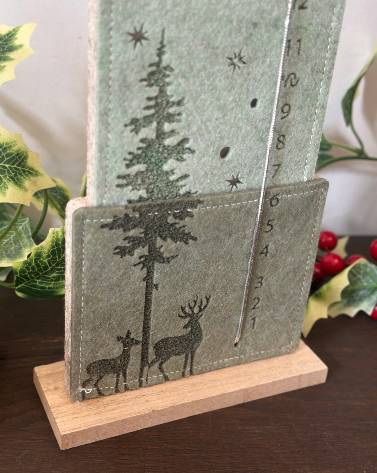 Gift Bow Felt Advent Calendar