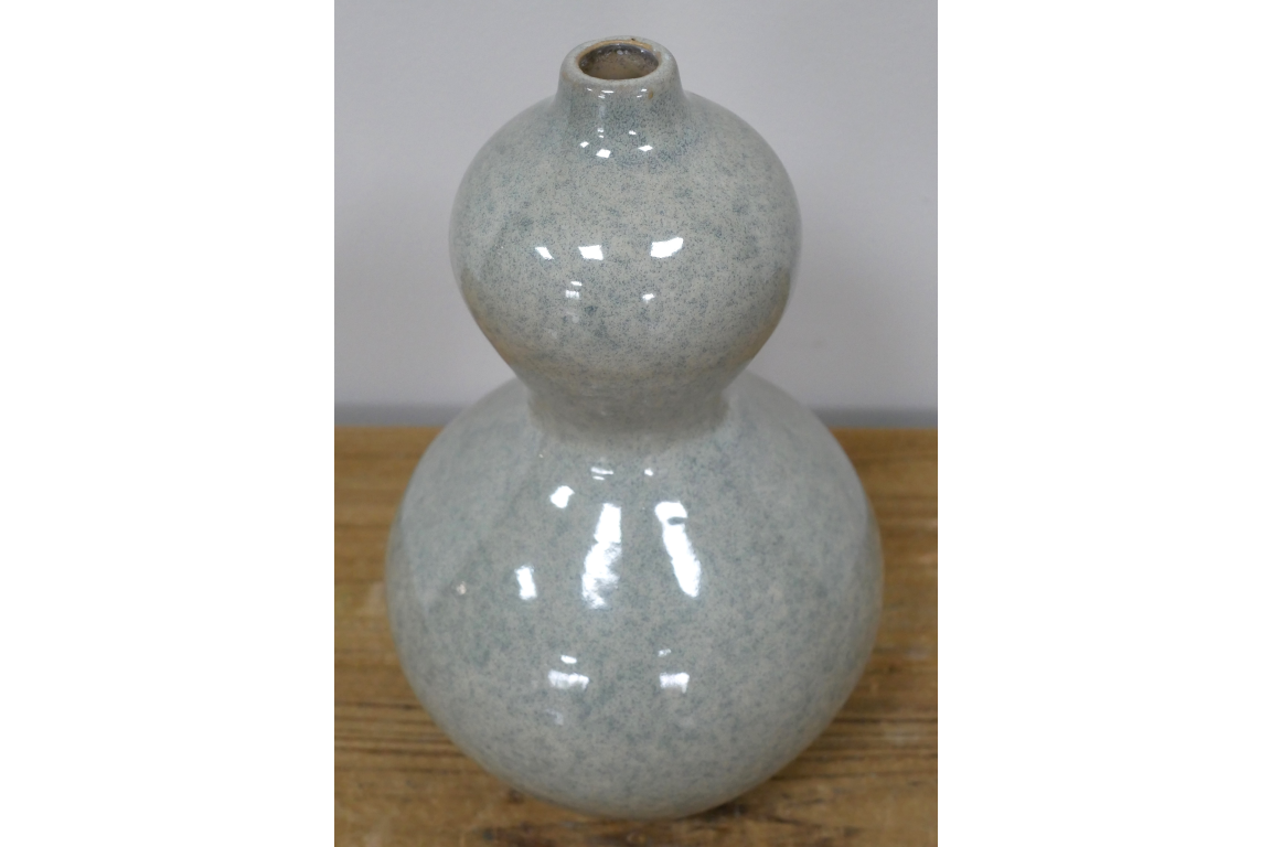 Blue Grey Ceramic Vase