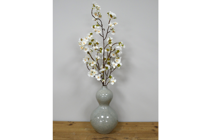 Blue Grey Ceramic Vase