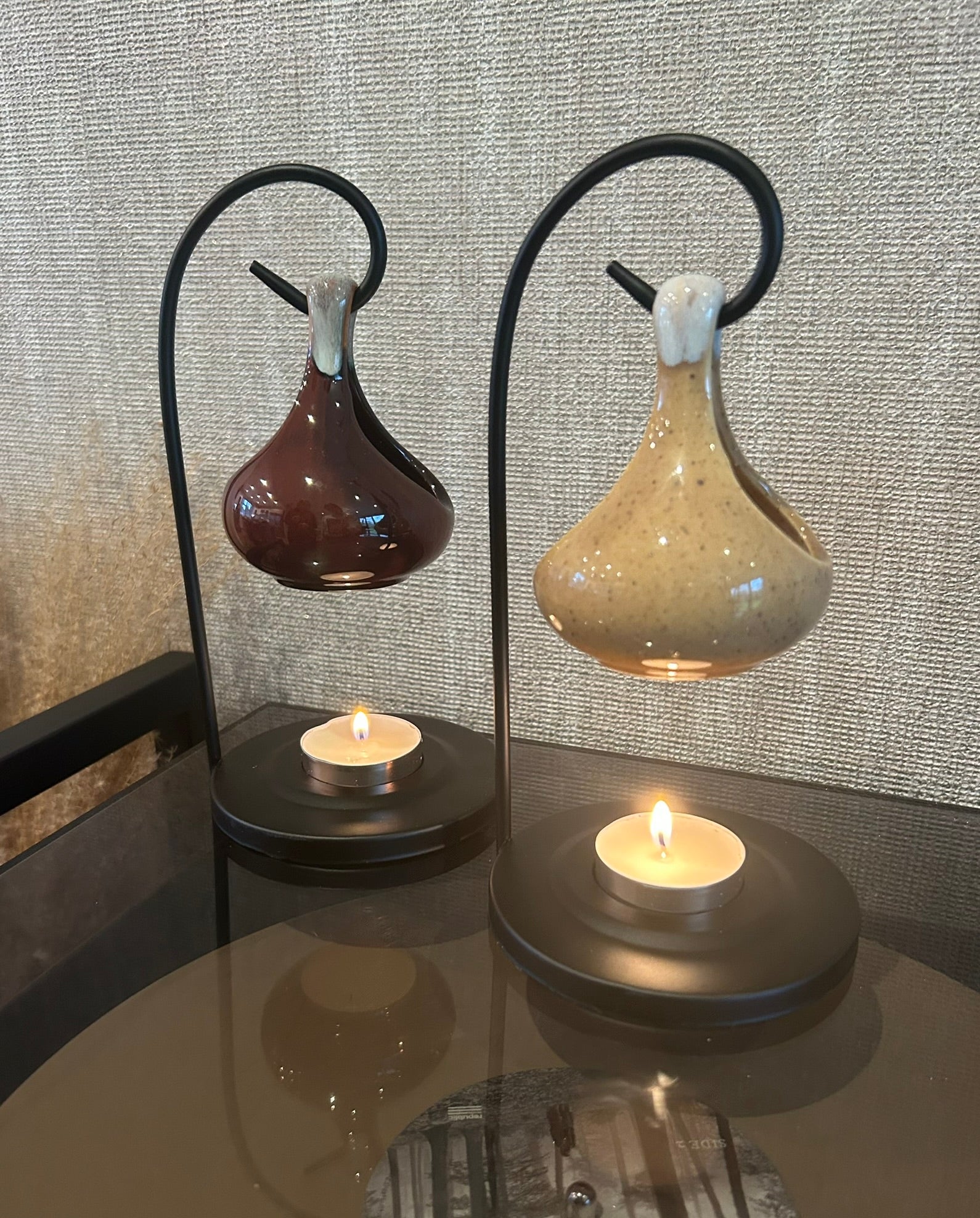 an image of two wax melt burners 